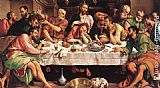 Jacopo Bassano The Last Supper painting